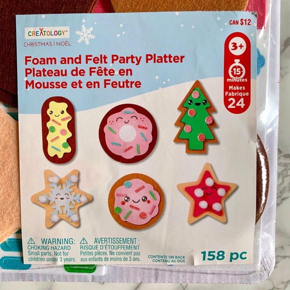 Foam and Felt Party Platter Craft (NEW) - Picture 2 of 3